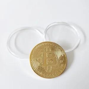 코인 모형 비트코인 기념주화 4cm