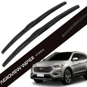 VIP 싼타페DM 하이브리드 와이퍼 세트 전방세트 650mm 350mm 자동차와이퍼 차량용와이퍼 윈도우브러쉬