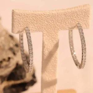 [콩심팥심](국내제조) 실버 링 귀걸이(도금)