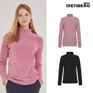 [네파이젠벅] 양면 플리스 반집업 여성 2컬러 택1