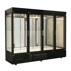 이동식 꽃 2도어 도어 진열장 대형 냉장고 업소용
