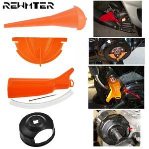 할리 투어링 다이나 스포츠스터 XL용 오토바이 크랭크 케이스 오일 필터 캡 렌치 깔때기 세트 1 차