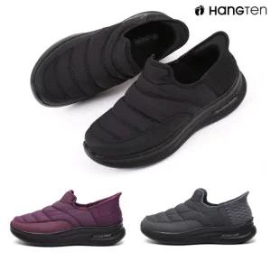 행텐 HT-3707 패딩슬립온 방한화 남녀공용 퍼안감 따뜻한 겨울패딩신발