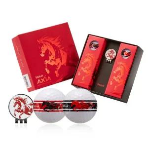 [정품] 26년 볼빅 새해 골프공 6구 볼마커 세트 말띠해 인쇄 포장 선물 행사 대회 신년