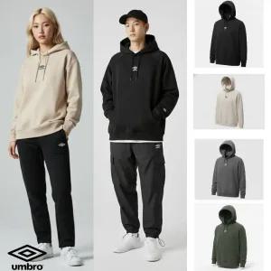 [백화점출고] 엄브로 후드티 남자 여성 에센셜 기모 스몰 로고 후드 티셔츠 후디 긴팔
