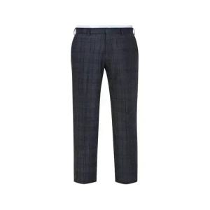 [오스틴리드]까노니코 윈도우 체크 클래식 노턱 팬츠-A0PN2324