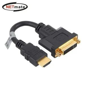 NETmate HDMI to DVI(F)케이블 15cm(양방향)