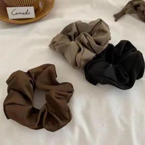 헤어슈슈 고급 슈슈 곱창 새틴 곱창밴드 머리끈 여성 데일리 악세사리 헤어밴드