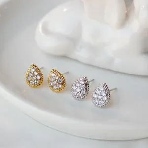 얄미운사랑 서지혜 귀걸이 보헴 쎄뻥 물방울 큐빅 미니 은침