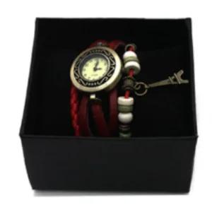 빈티지 가죽 손목시계 레트로 팔찌형 워치 유니크 디자인 패션 포인트 남녀공용 시계