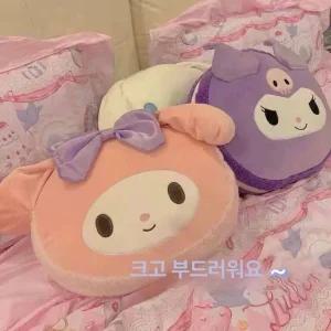 산리오 베게 쿠션 핸드워머 소파 베개 손난로 침대 등받이 키티 쿠로미 시나모롤 마이멜로디