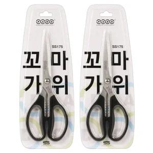 송원에스엘 파도날 꼬마가위 SS175 (2개) 야채전용 주방용 식당용 업소용 양손가위 0175