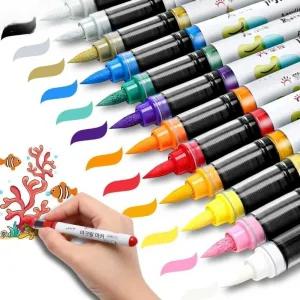 48색 마커팬 세트 그림 색칠 미술용 아크릴 색채 펜