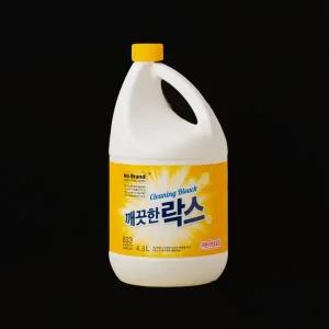 노브랜드 깨끗한 락스4.3L 3개 청소용품 청소도구 세탁용품