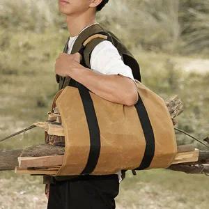 [콩심팥심]멀티 캠핑 장작 가방 우드스토브 화목 난로 숯불구이 참숯 숯