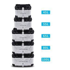 오토바이 탑박스 대용량 트렁크 방수 테일 상단 후면 수하물 알루미늄 합금 도구 케이스 테일박스 100L