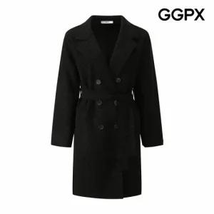 [GGPX] 핸드메이드 모직 스트랩 더블 코트 (GPACT003F)