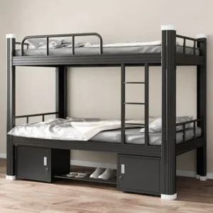 기숙사 철제 이층침대 2인용 도미토리 베드 조립식 벙커 게스트룸 하우스