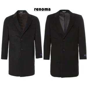 [롯데백화점]레노마 25년겨울 고급울캐시미어 블랙 그레이 프리미엄코트RRBH9192AAS LDA