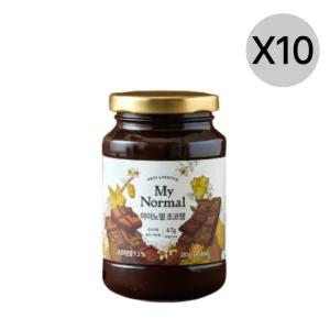 마이노멀 저당 초코잼 스프레드 280g X10개 아이 간식 BNS