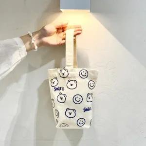 어반백 캐주얼토트백 에코백 캔버스 스마일 미니 토트백URB_W1385