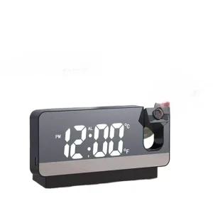디지털 프로젝터 알람 시계 야광 천장 투사 침실용 벽시계