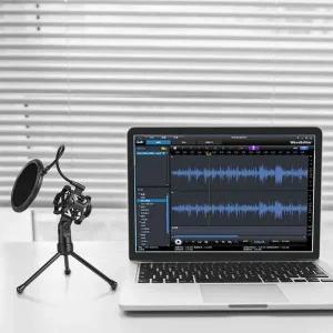 ASMR 네트 방송 녹음 컴퓨터 마이크필터스탠드 삼각대