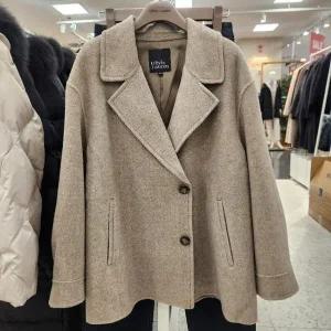 [올리비아로렌] HC05 심플한 핸드메이드 하프코트 VOCEA4W9441 (42526889)