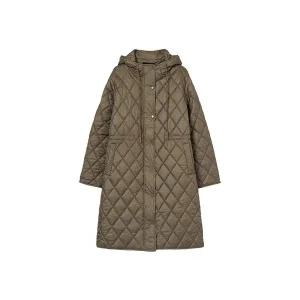 [올리브데올리브](대구신세계)다이아퀼팅 후드 롱패딩 OP5WMA15