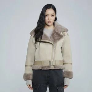 [버커루]여성 라이더 무스탕(B224LI500P)