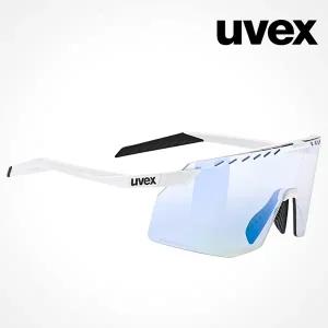 우벡스 고글 페이스 스테이지 V 화이트 / 블루 변색 S5330928804 스포츠 선글라스