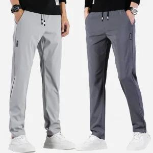 밴딩 슬림핏 팬츠 기모 트레이닝 겨울 등산 바지 골프 겨울 추리닝 바지 남자 골프 등산 기모 트레이닝