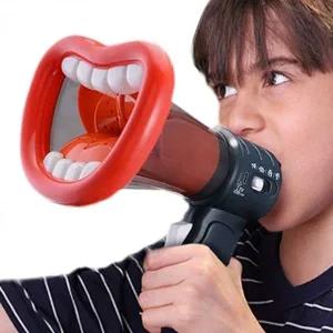 음성변조 메가폰 충전식 보이스 체인저 휴대용 확성기