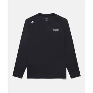[국내매장정품] 데상트 DESCENTE 에센셜 긴팔 티셔츠 블랙(SP113XTL21) SP113XTL21_BLK0 148160