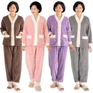 [엄마옷 로즈맘] 송주배색수면홈웨어상하세트