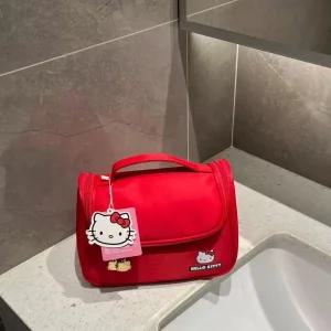 산리오 화장품 파우치 가방 여성 휴대용 여행 대용량 소품 수납 세면도구 헬로키티 마이멜로디