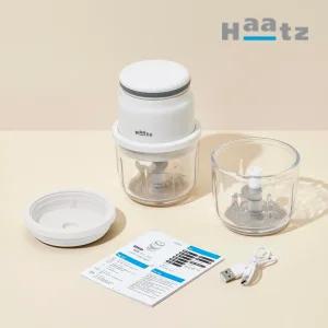 하츠 원터치 무선 초퍼 다지미 마늘 이유식 다지기 미니 믹서기 CWC-1821F