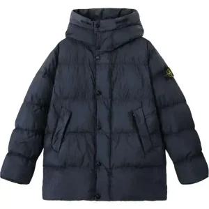 25FW 스톤 아일랜드 크링클 랩스 NY 리사이클 나일론 네이비 패딩 자켓 K2S1 54100012 S0A23 V0020