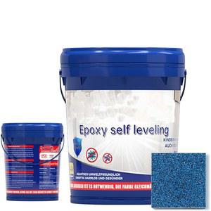 에폭시 바닥 페인트 바닥 코팅 에폭시 컬러 샌드 페인트 고광택 대리석 효과 코팅 10KG 블루