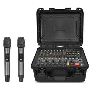 오디오 앰프 전문 2000W 스피커 파워 휴대용 믹서 무대