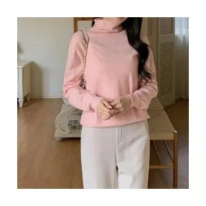 홀가 소프트 하이넥 폴라니트