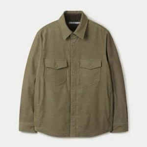 [롯데백화점]시리즈 25F/W 신상품투톤 소프트 코듀로이 퀼팅 아우터셔츠 _ SASFW25841BEX