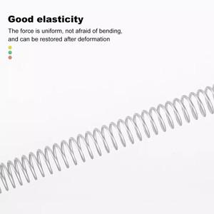 200개 스테인레스 압축 인장 스프링 수리/기계 프로젝트/공예용 크기