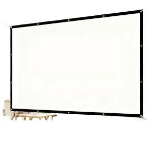 대형 빔프로젝터 스크린천 100 캠핑 야외 - 180인치