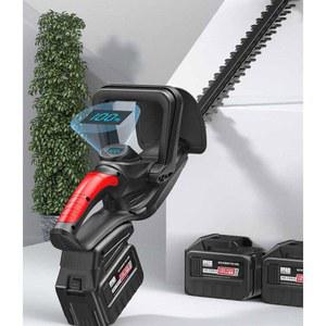 기술 무선 전정기 전동 혜지 세트 충전식 톱 배터리 대용량 2개 트리머