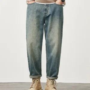 빈티지 루즈 배기핏 청바지 루즈 테이퍼드핏 정바지 남여공용