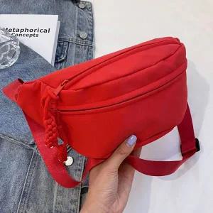 힙쌕 레드 여행용힙색 핸드폰 런닝힙색 크로스