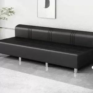 병원용 3인용 소파 긴 미용실 벤치 블랙 공항 업소용 라운지 병원용쇼파 휴게실 병원