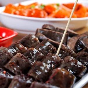 우리모두 찰순대1kg2팩+대구 신천동 떡볶이(밀떡200g+분말소스50g)