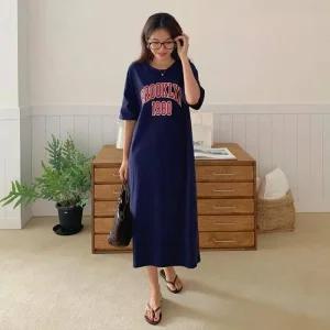 [라일리여성의류] Rly 여름 데님 온나핏 브루클린 루즈핏 쉬폰 여성